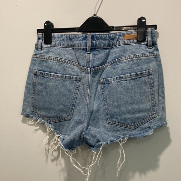 Garage Floral Festival High Rise Jean Shorts - Picture 4 of 14